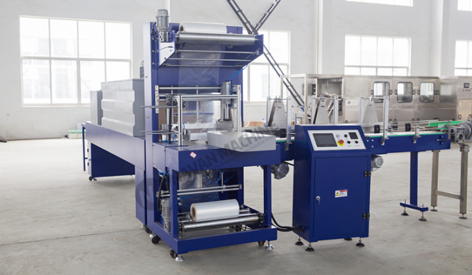 Automatische 8-12bag/Min Bottles PET Film-Schrumpfverpackungs-Verpackmaschine 0